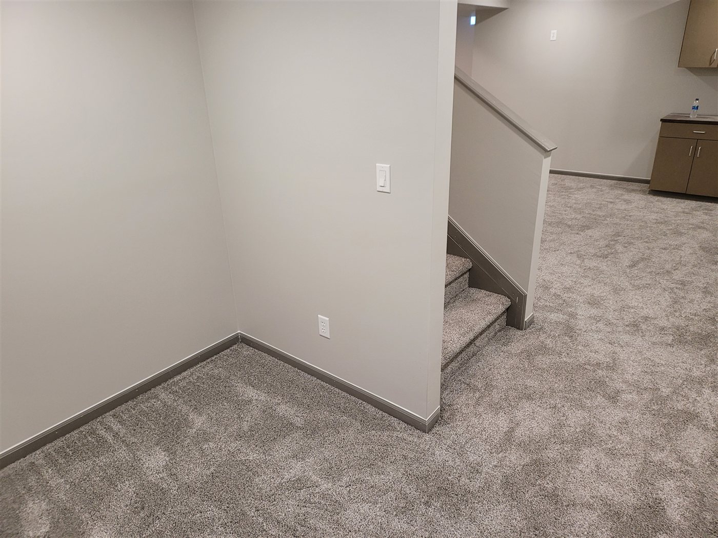 Basement after