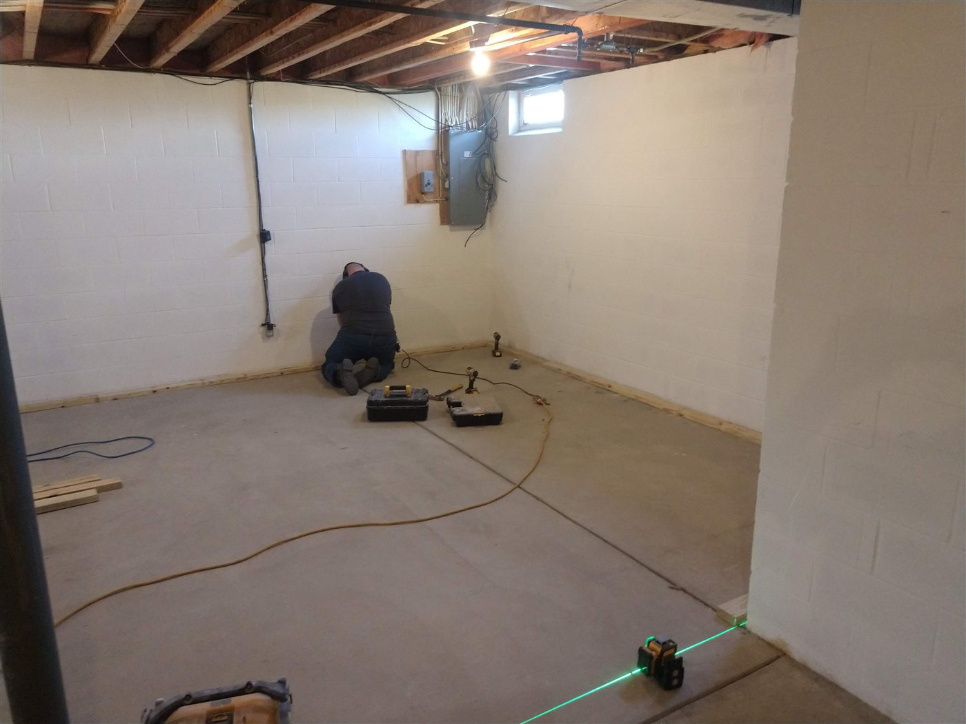 Basement before