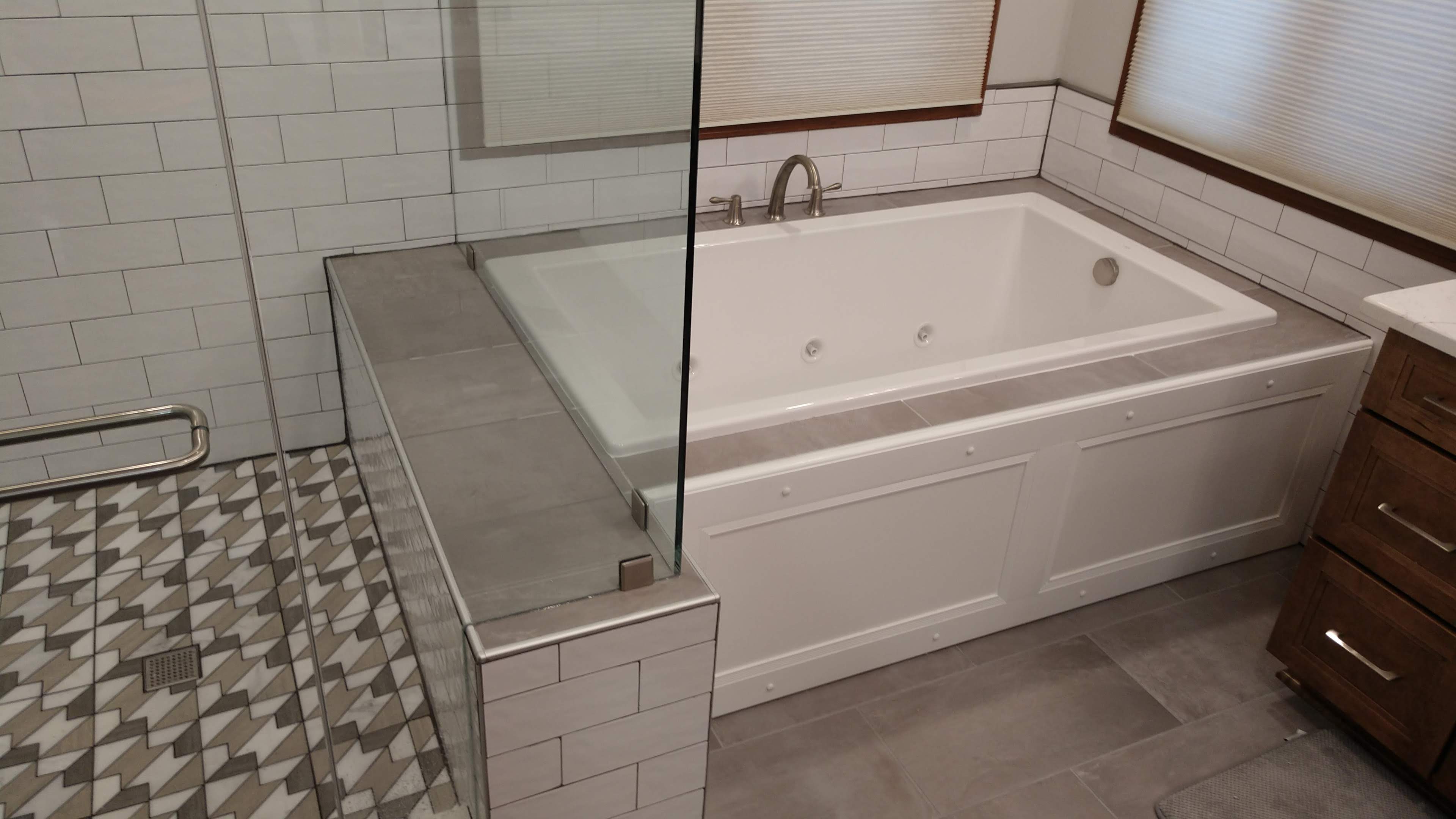 Master bath after