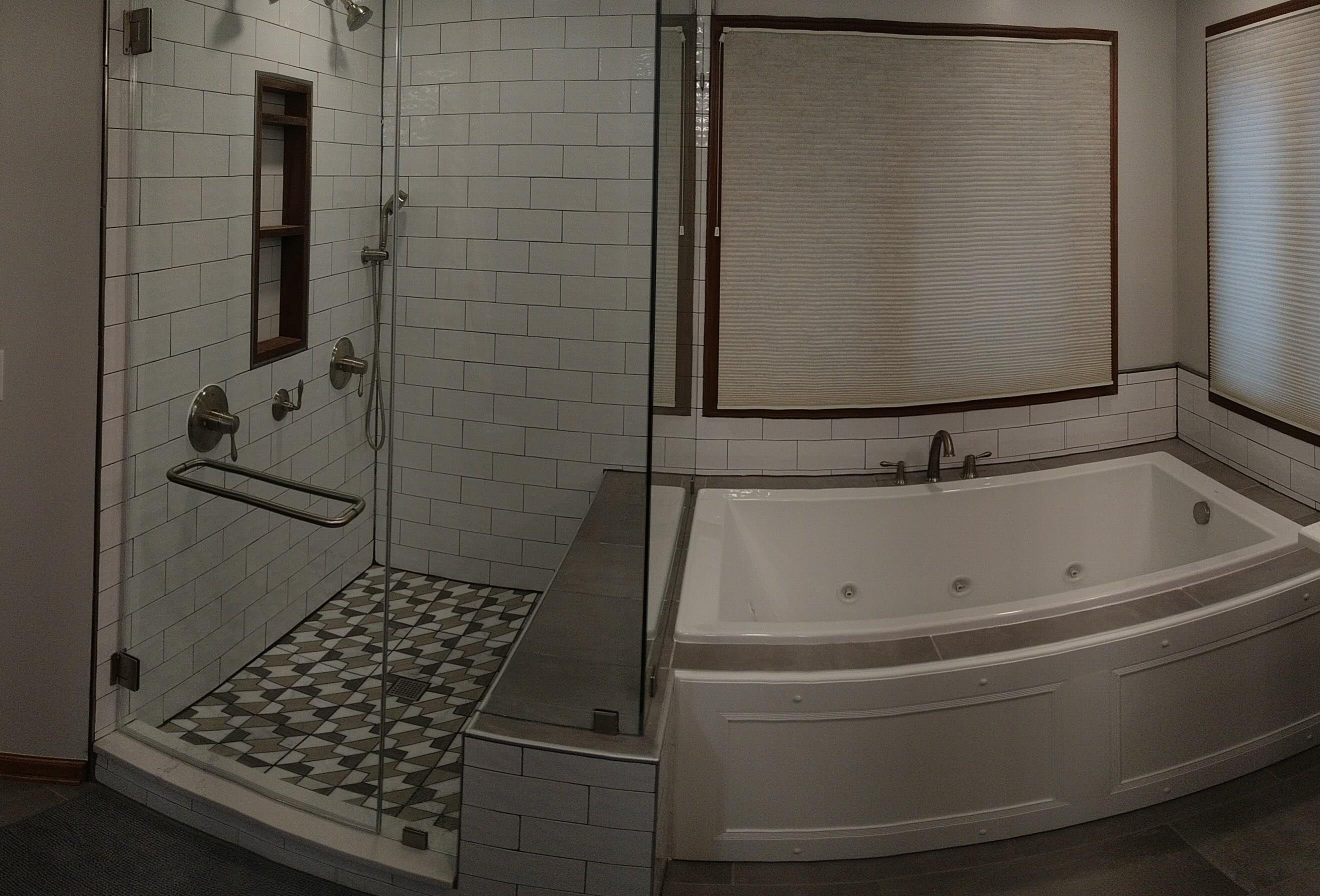 Master bath after